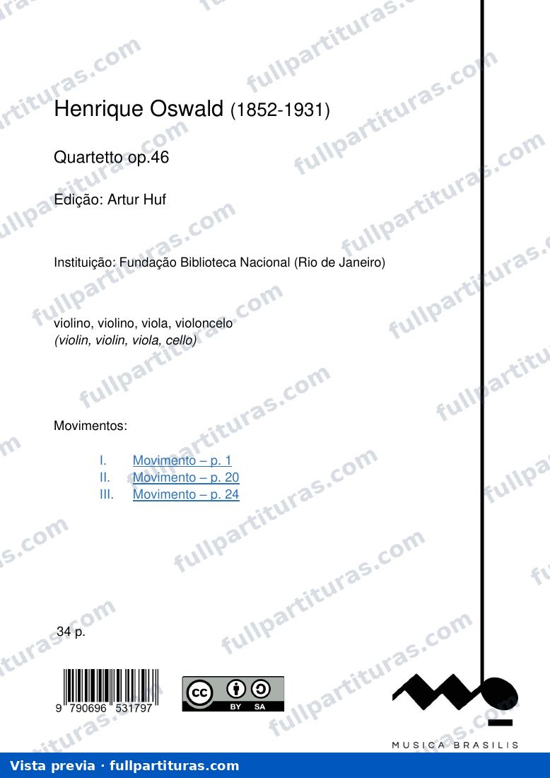 Quarteto Op 46 — preview