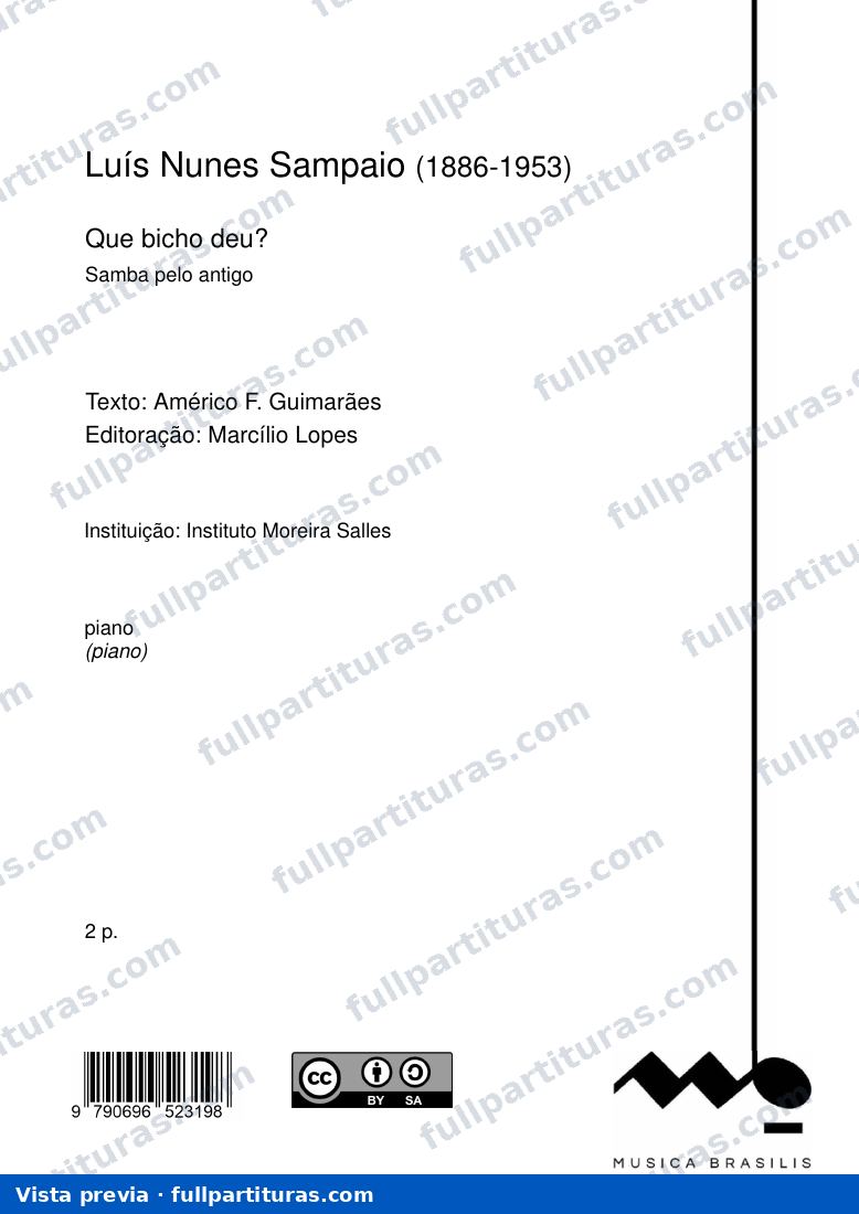 Que Bicho Deu 2 — preview