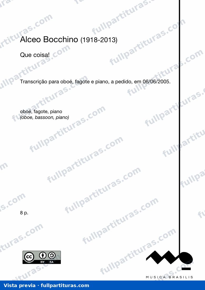 Que coisa! — preview