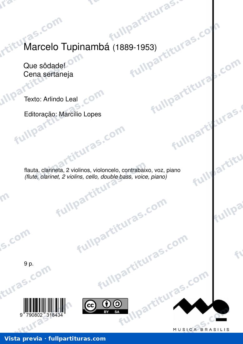 Que sôdade! — preview
