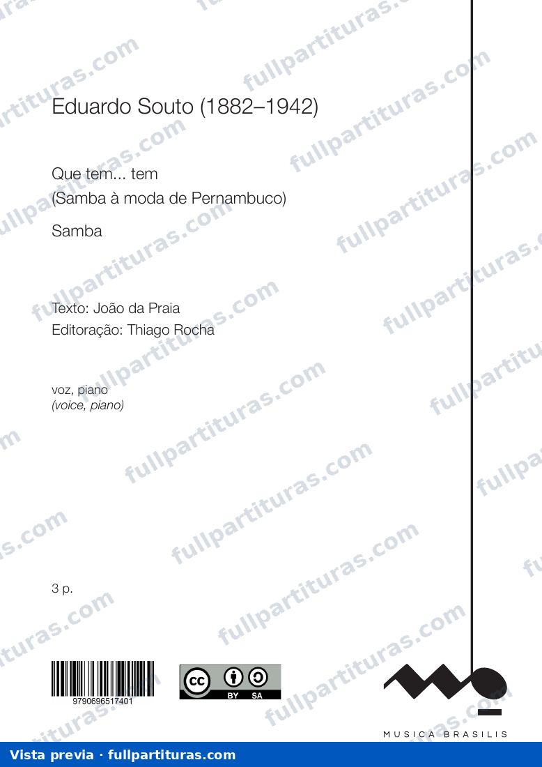 Que tem... tem — preview