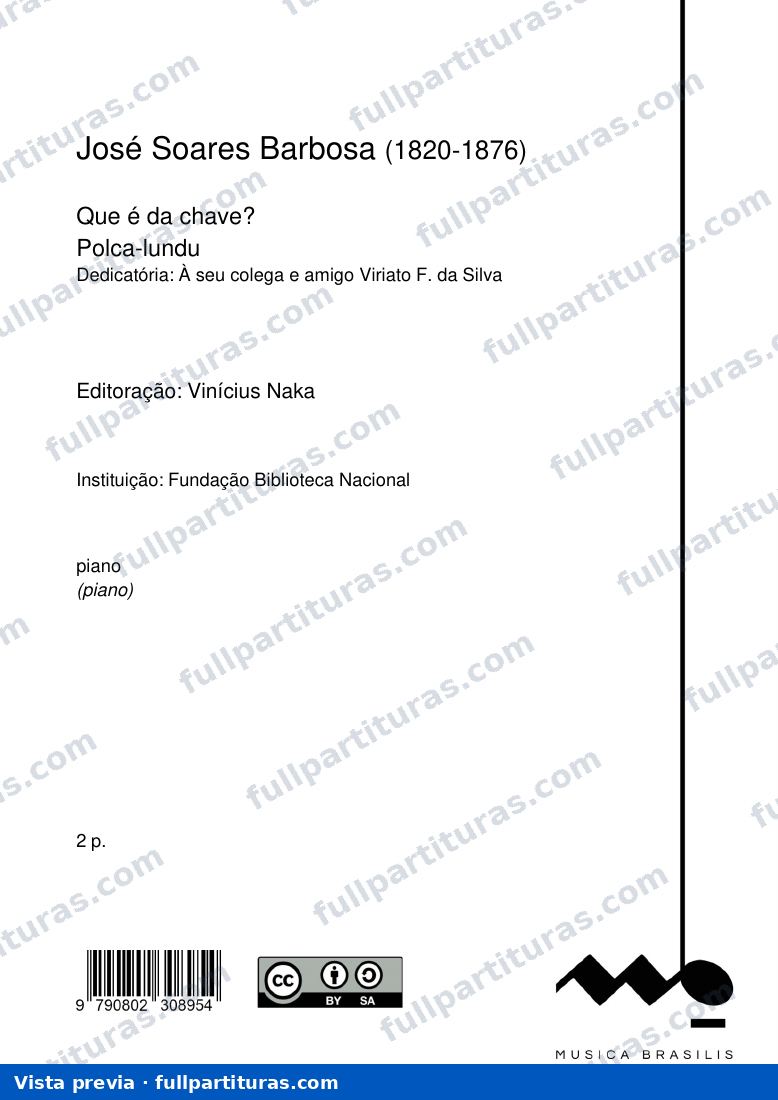 Que é da chave? — preview