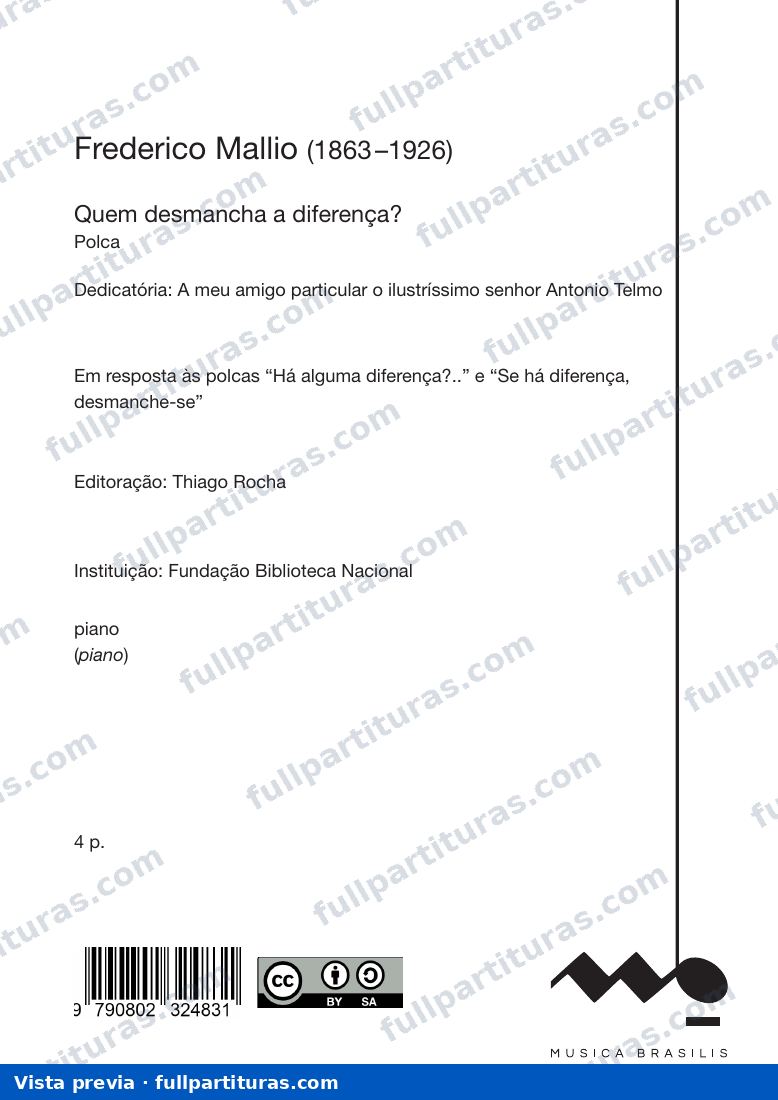 Quem desmancha a diferença? — preview