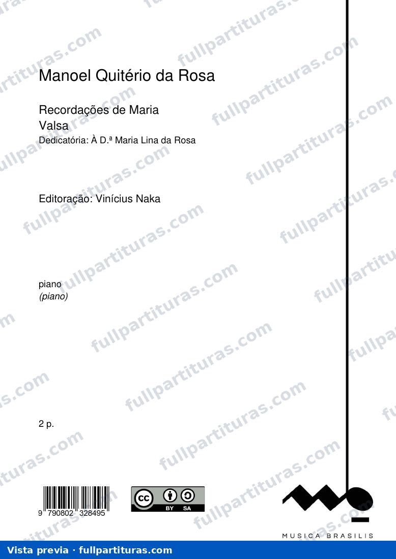 Recordações de Maria — preview
