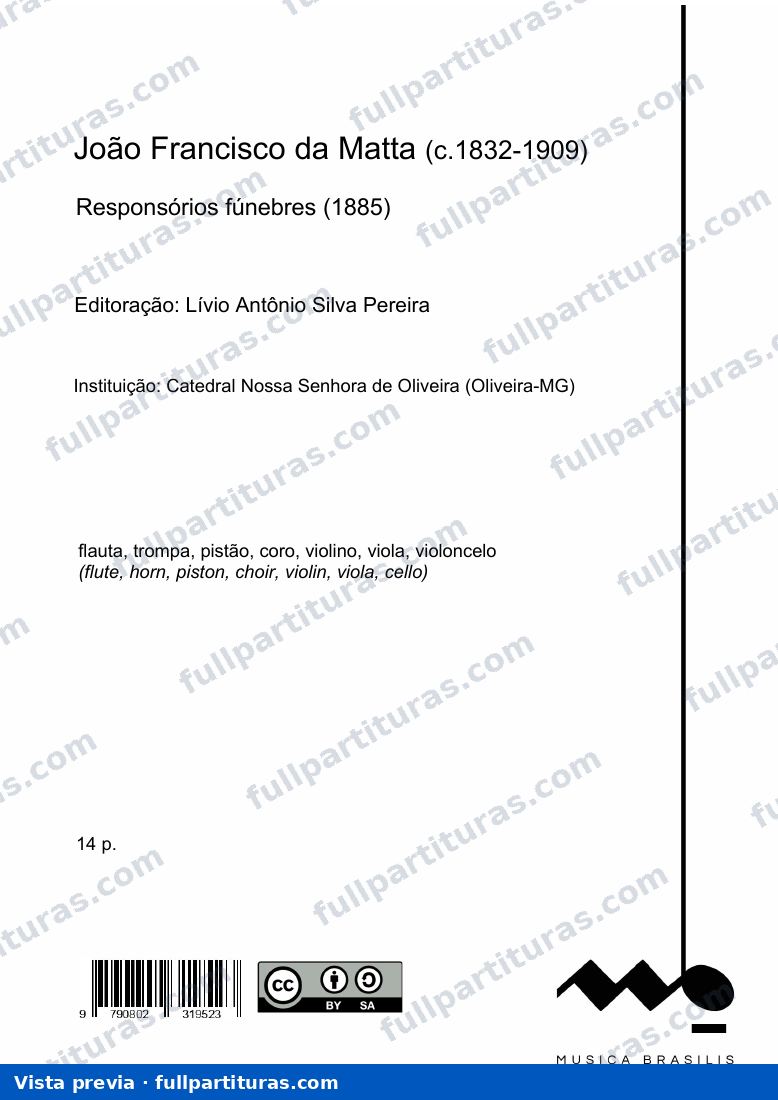 Responsórios fúnebres — preview