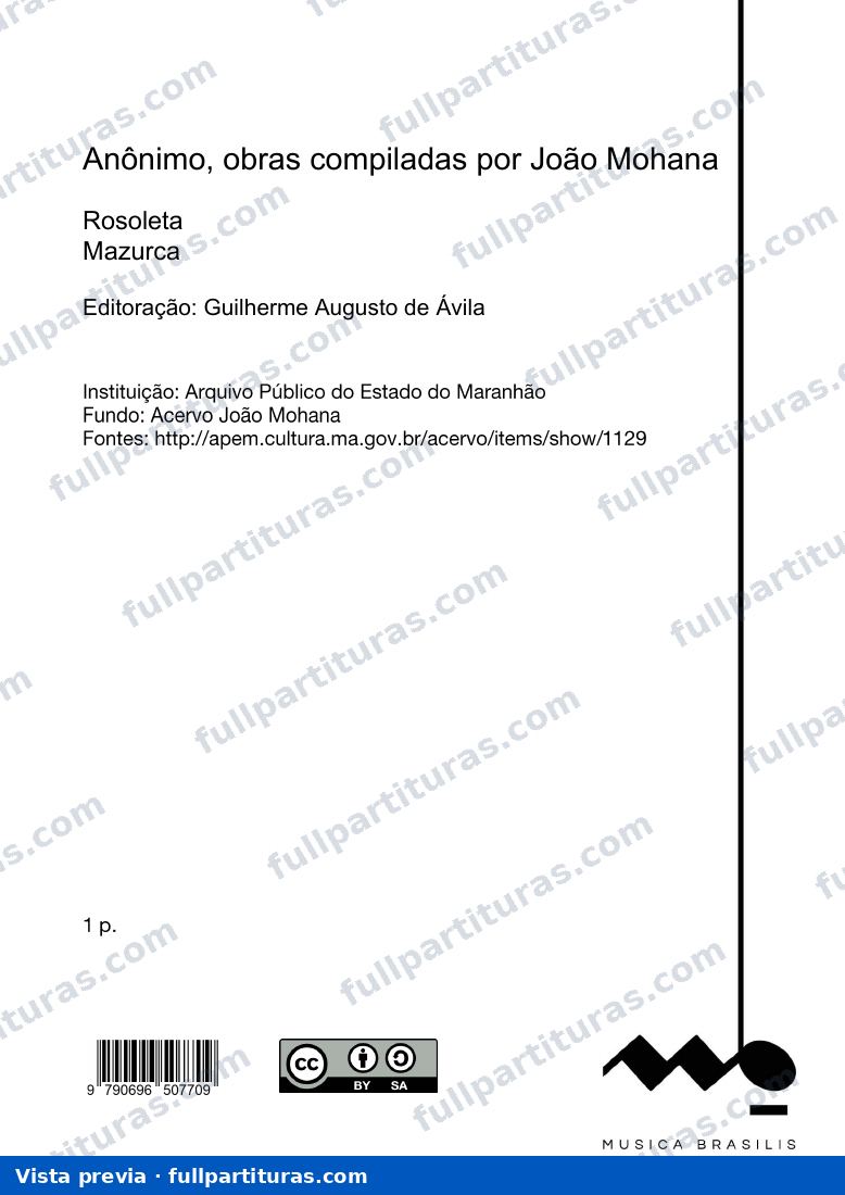 Rosoleta, Anônimo — preview