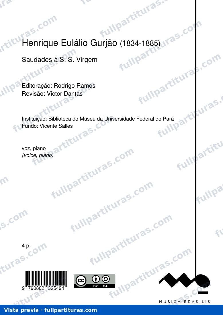 Saudades à S. S. Virgem — preview