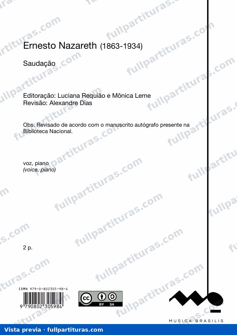 Saudação — preview