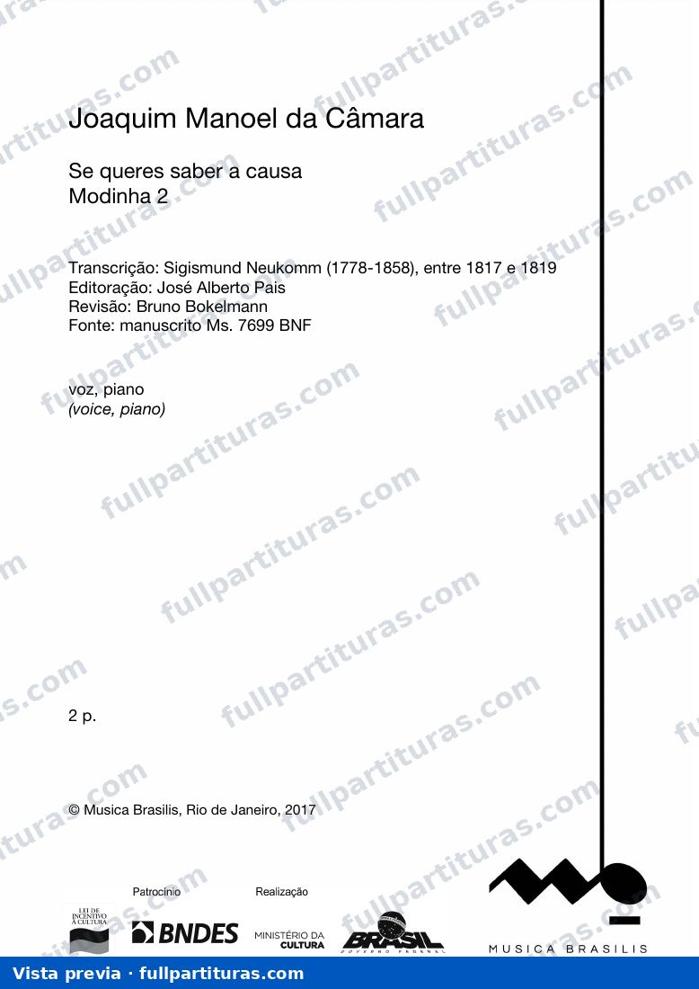 Se queres saber a causa — preview