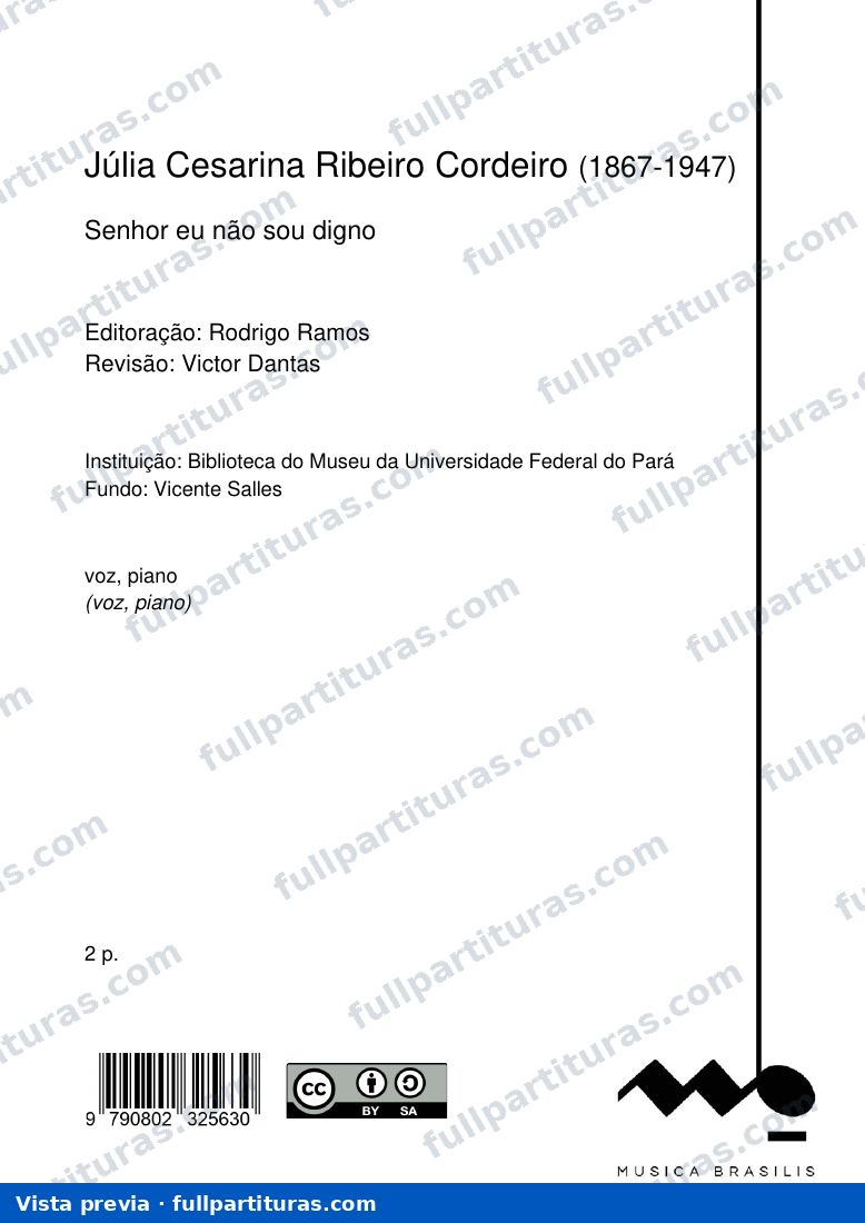 Senhor eu não sou digno — preview