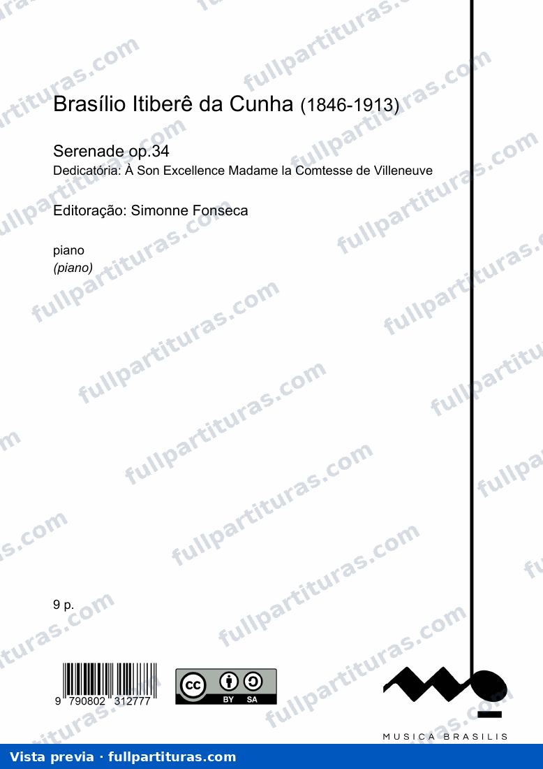 Serenade op.34 — preview