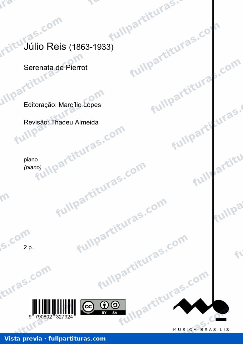 Serenata de pierrot — preview