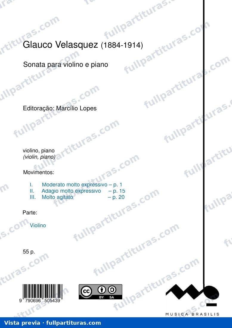 Sonata para violino e piano — preview