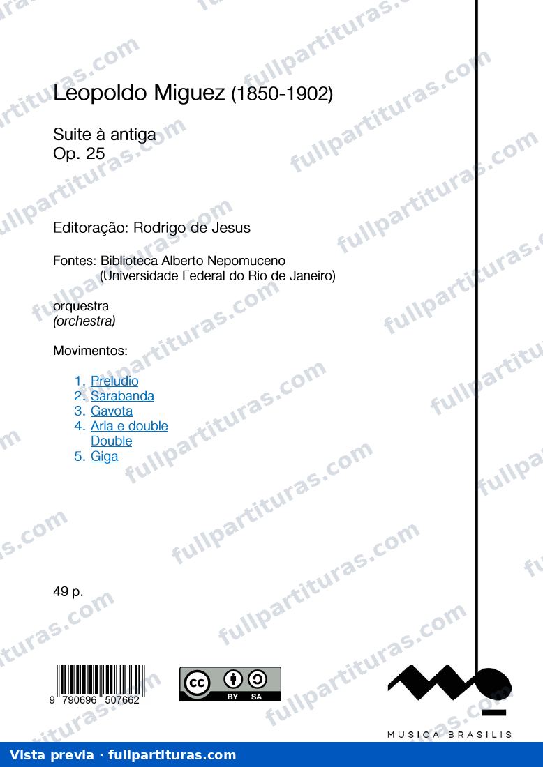 Suite à antiga — preview