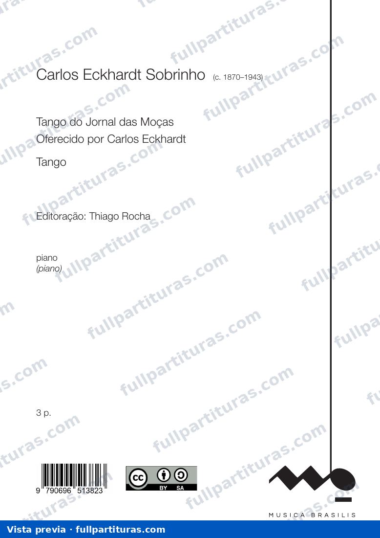 Tango do Jornal das Moças — preview