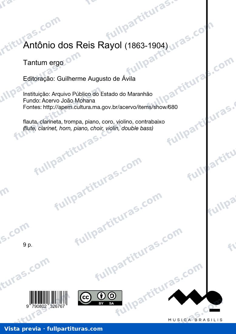 Tantum ergo — preview