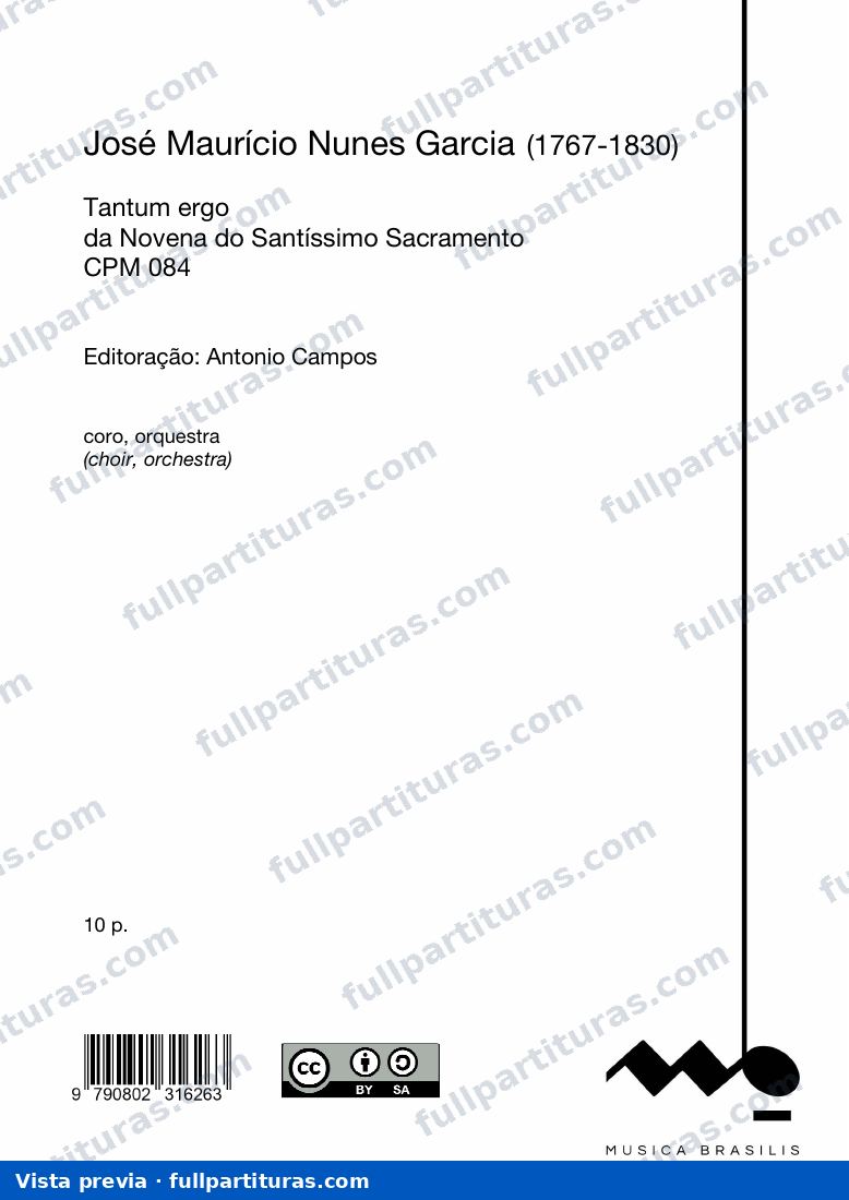 Tantum ergo da novena do sacramento — preview