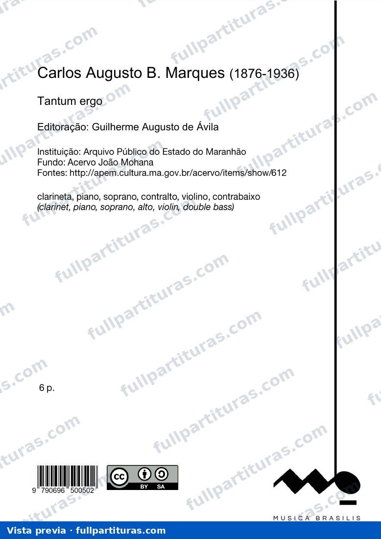 Tantum ergo — preview
