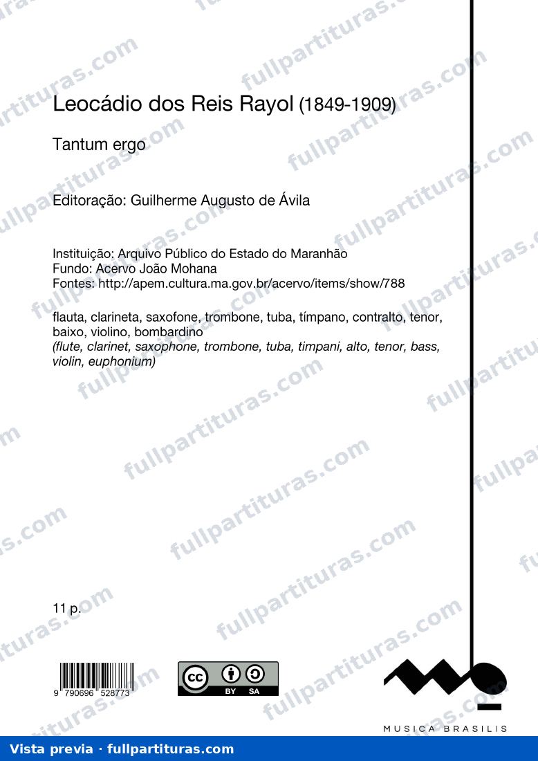 Tantum ergo — preview
