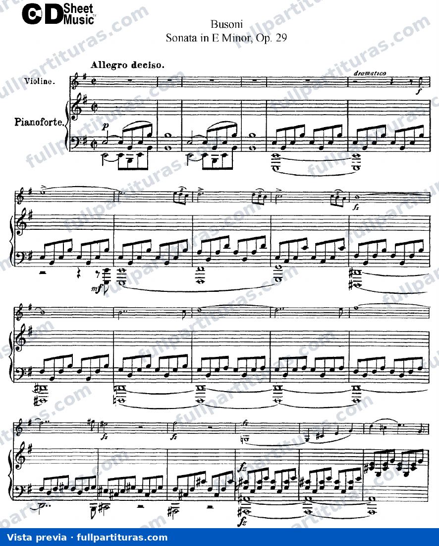 Violin Sonata No.1, Op.29, BV 234 — preview
