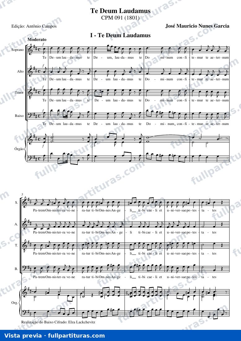 Te deum laudamus — preview