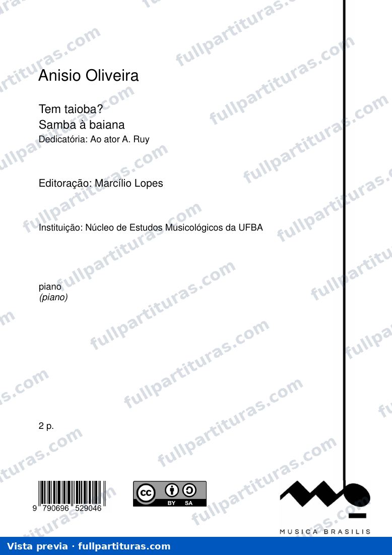 Tem taioba? — preview