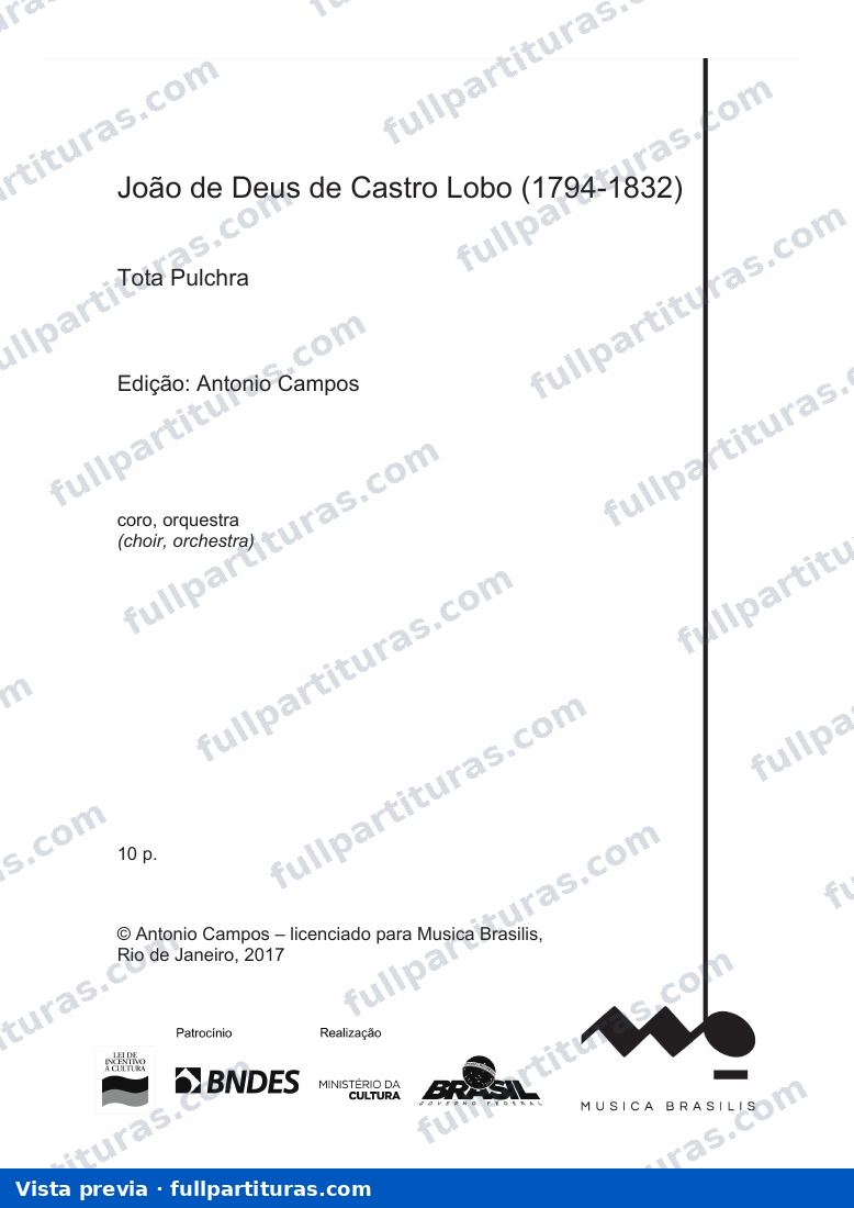 Tota pulchra — preview