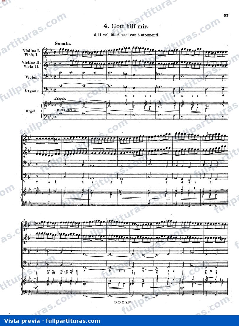 Gott hilf mir, BuxWV 34 — preview