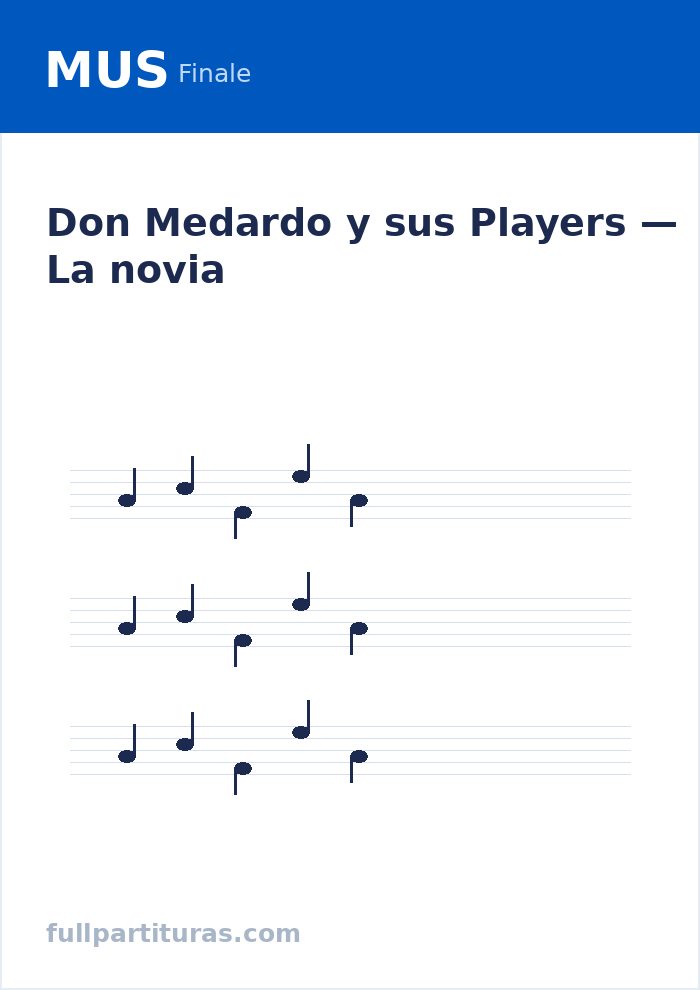 La novia — visualização