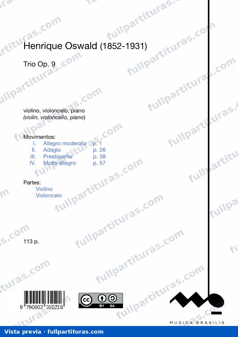 Trio Op. 9 — preview