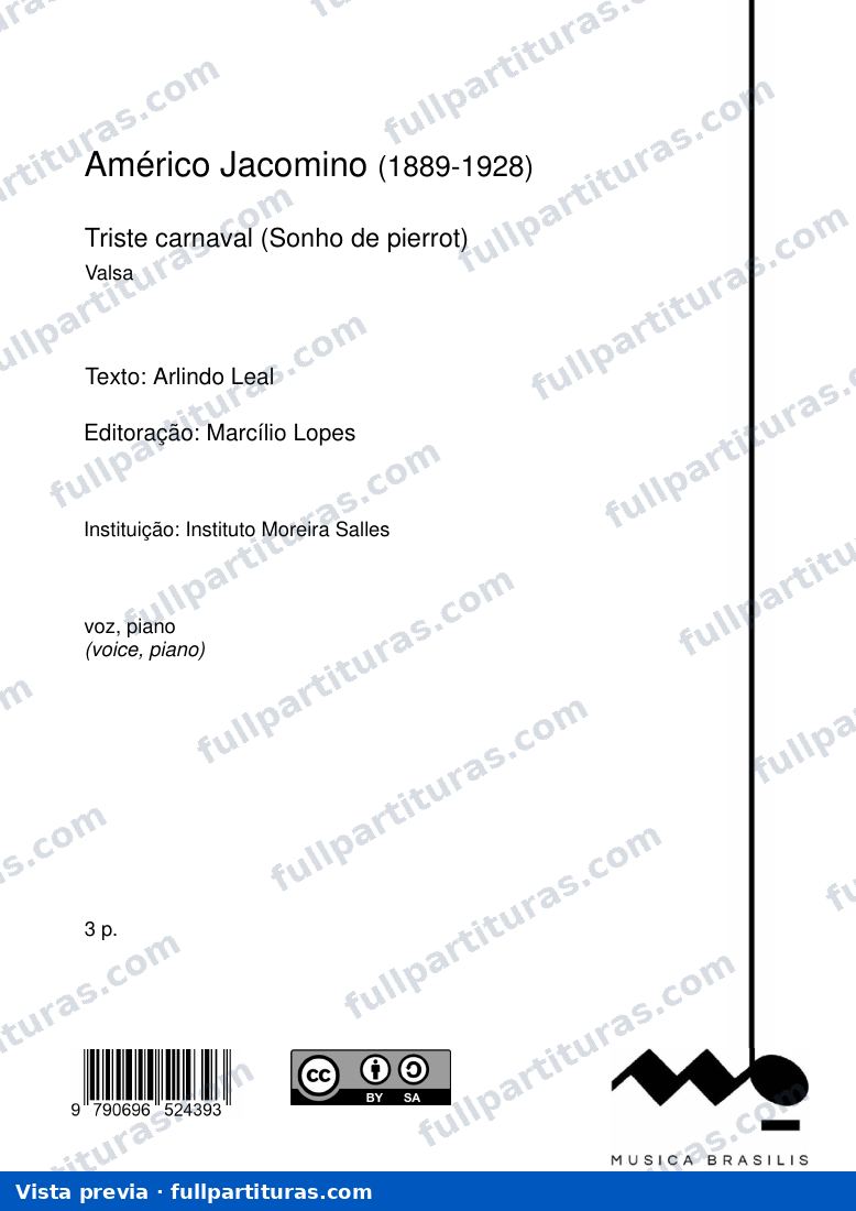 Triste Carnaval — preview