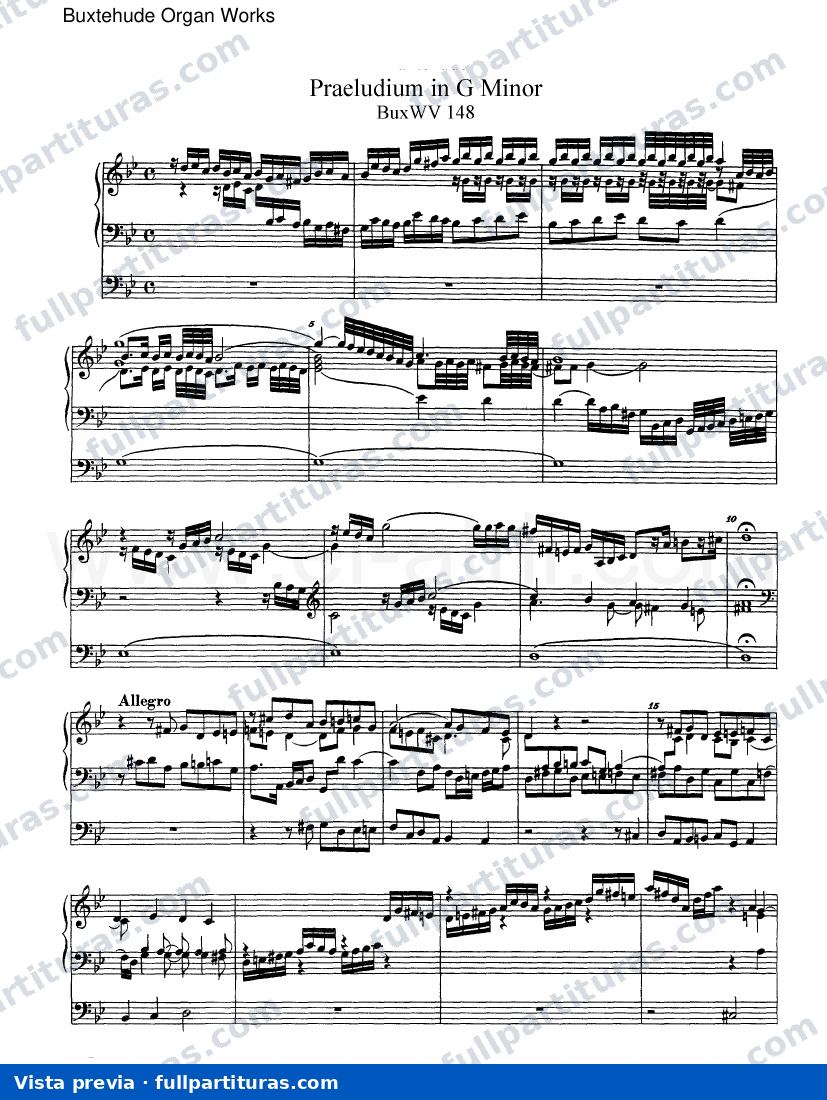 Preludio en G menor BuxWV 148 — preview