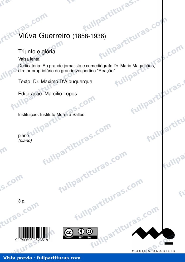 Triunfo E Gloria — vista previa