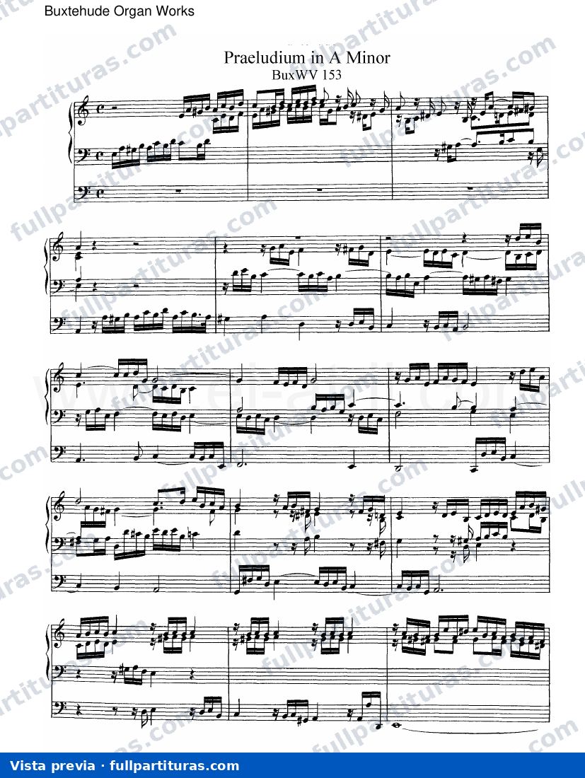 Preludio en A minor, BuxWV 153 — preview