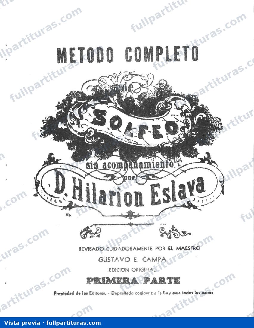 Solfeo Hilarión Eslava — preview