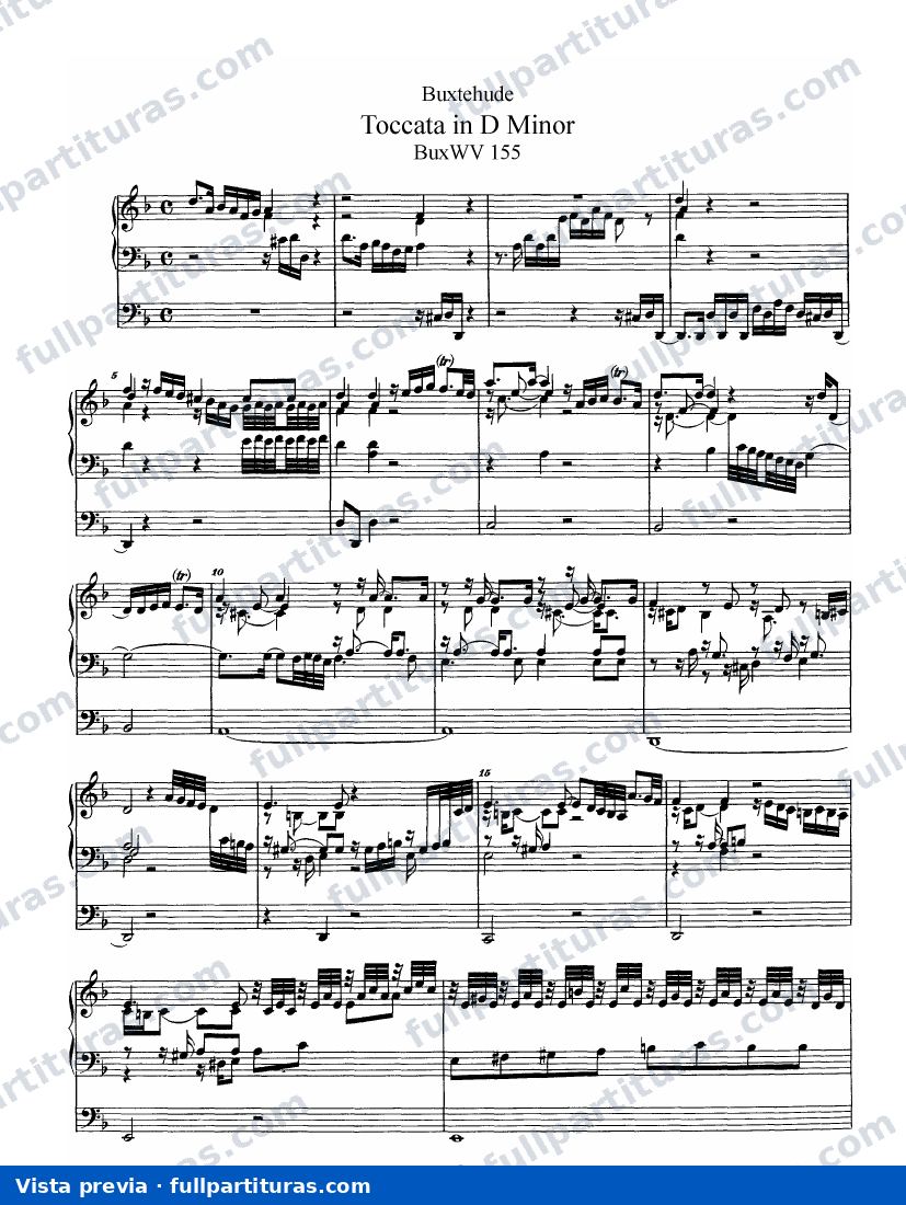 Major Organ Works, BuxWV 155-171 — preview