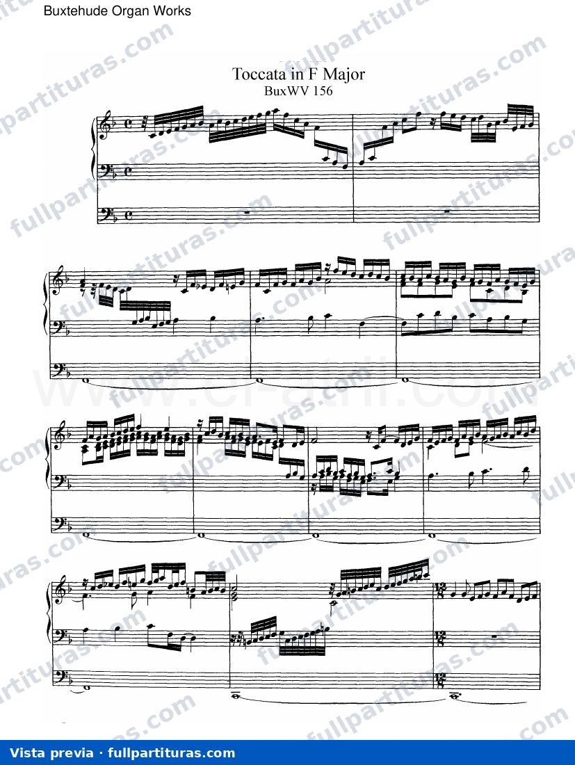 Toccata en F mayor BuxWV 156 — preview
