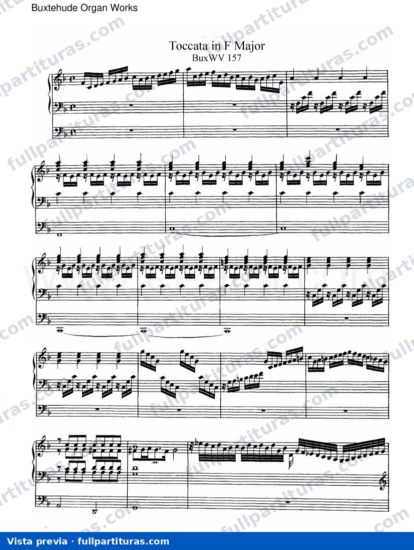 Toccata en F mayor BuxWV 157 — preview