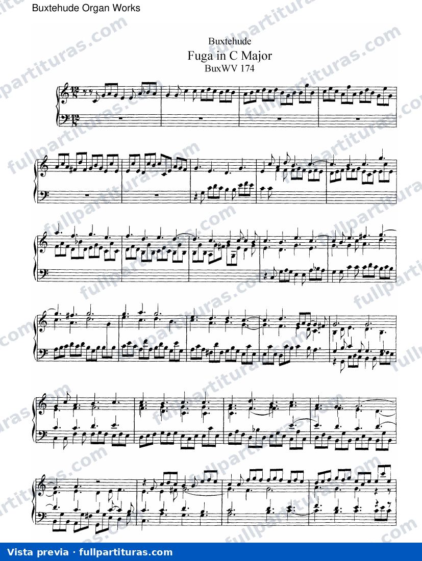 Fugues for Organ, BuxWV 174-176 — preview