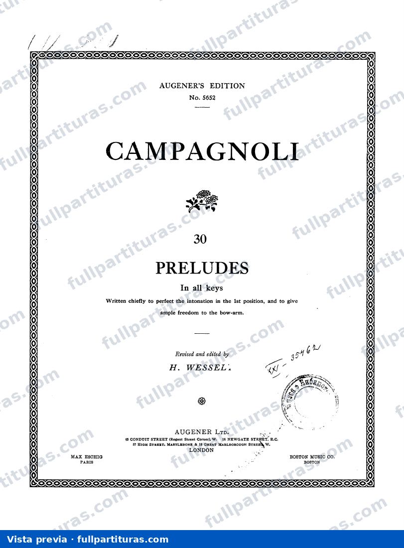 30 Preludes for Violin — preview