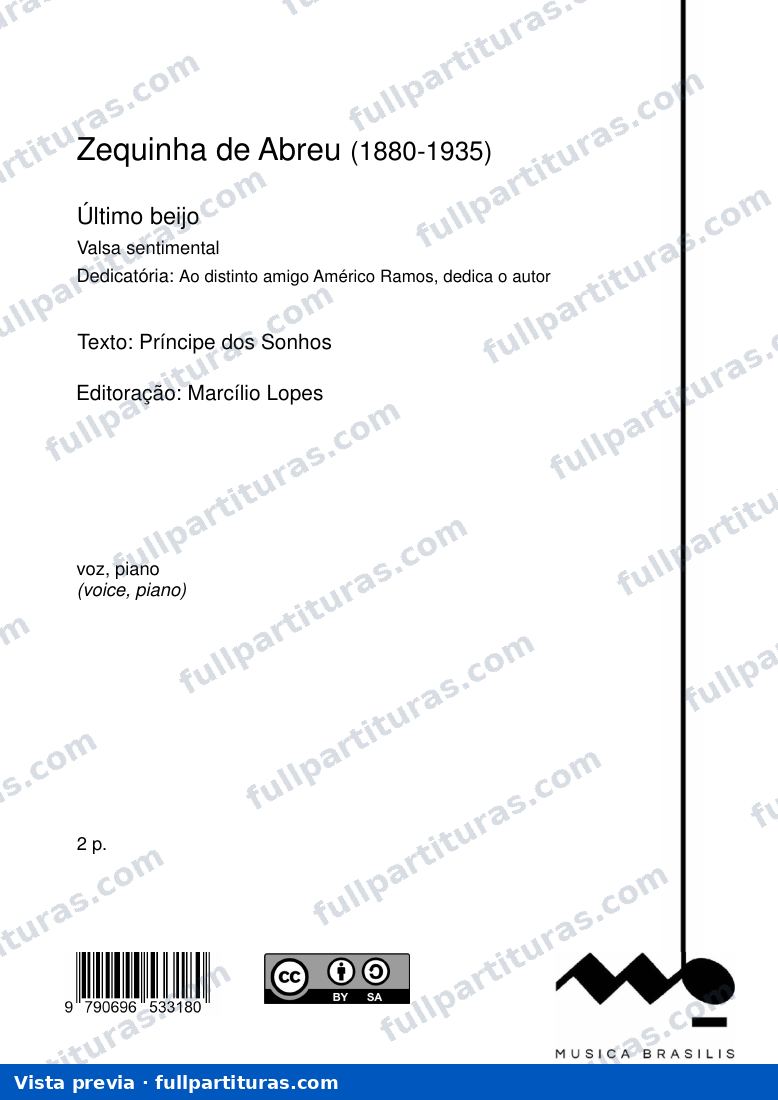 Ultimo Beijo — vista previa