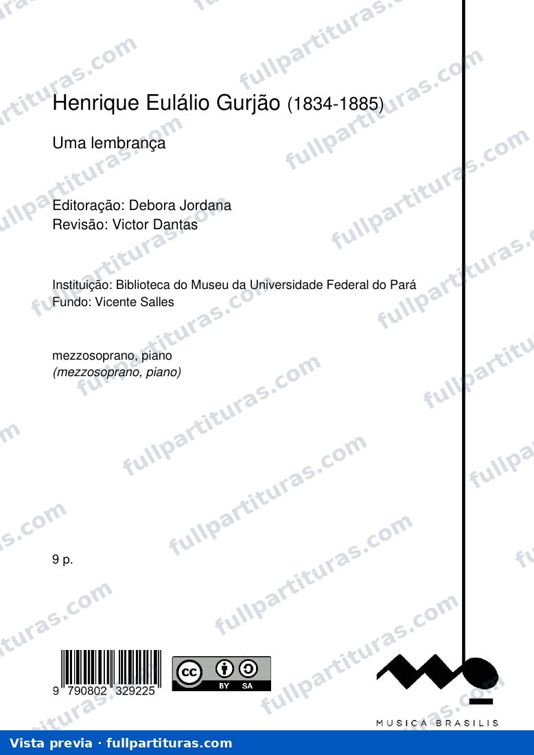 Uma lembrança — preview