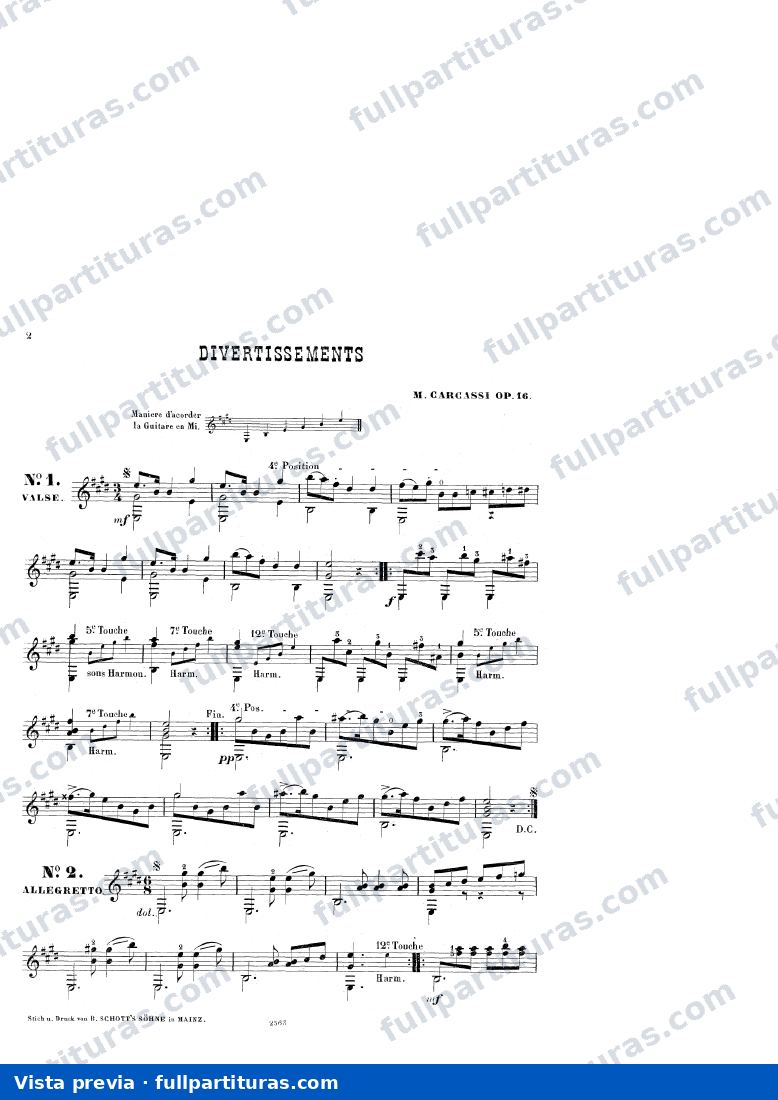 Divertissements, Op.16 — preview