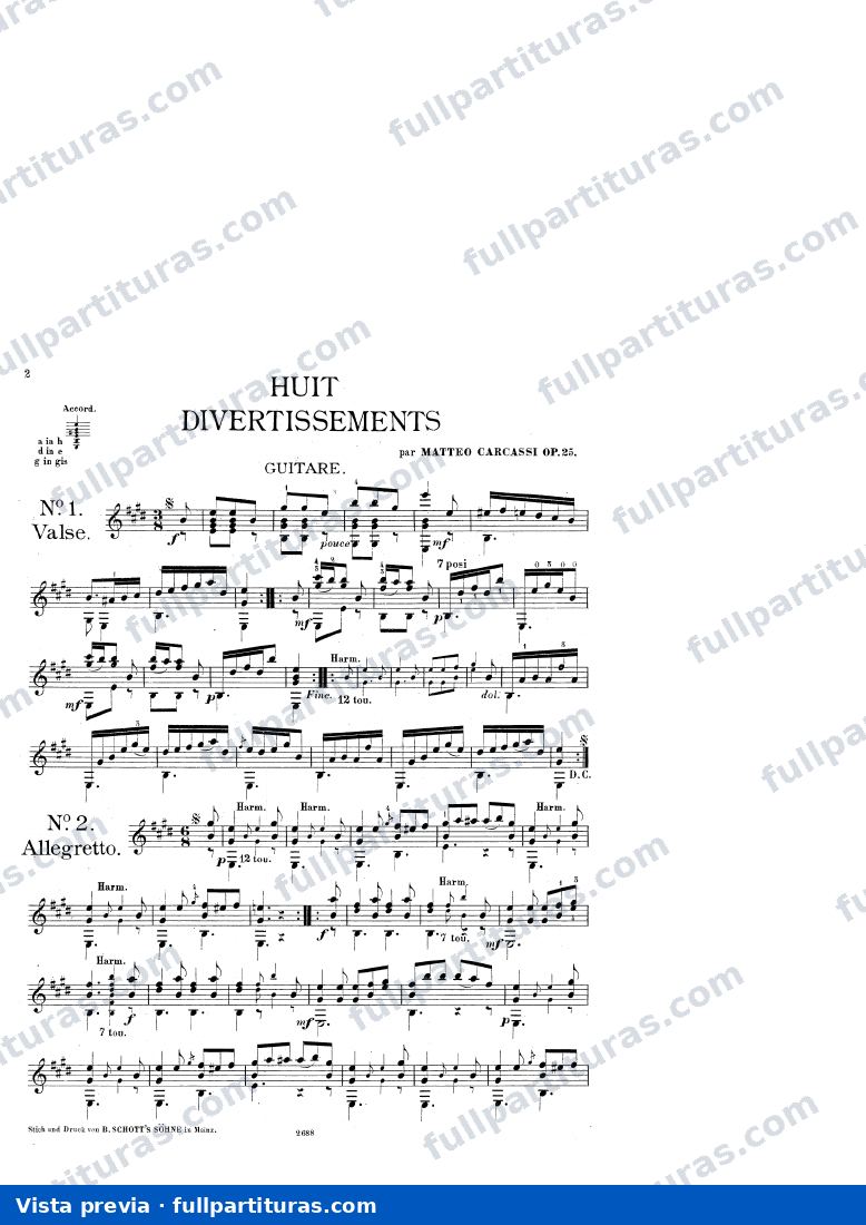 8 Divertimenti, Op.25 — preview