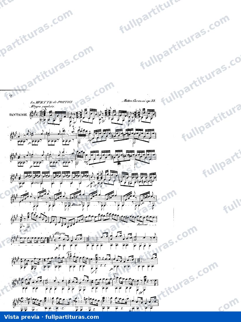 Fantaisie de l'opÃ©ra 'La Muette de Portici', Op.33 — preview