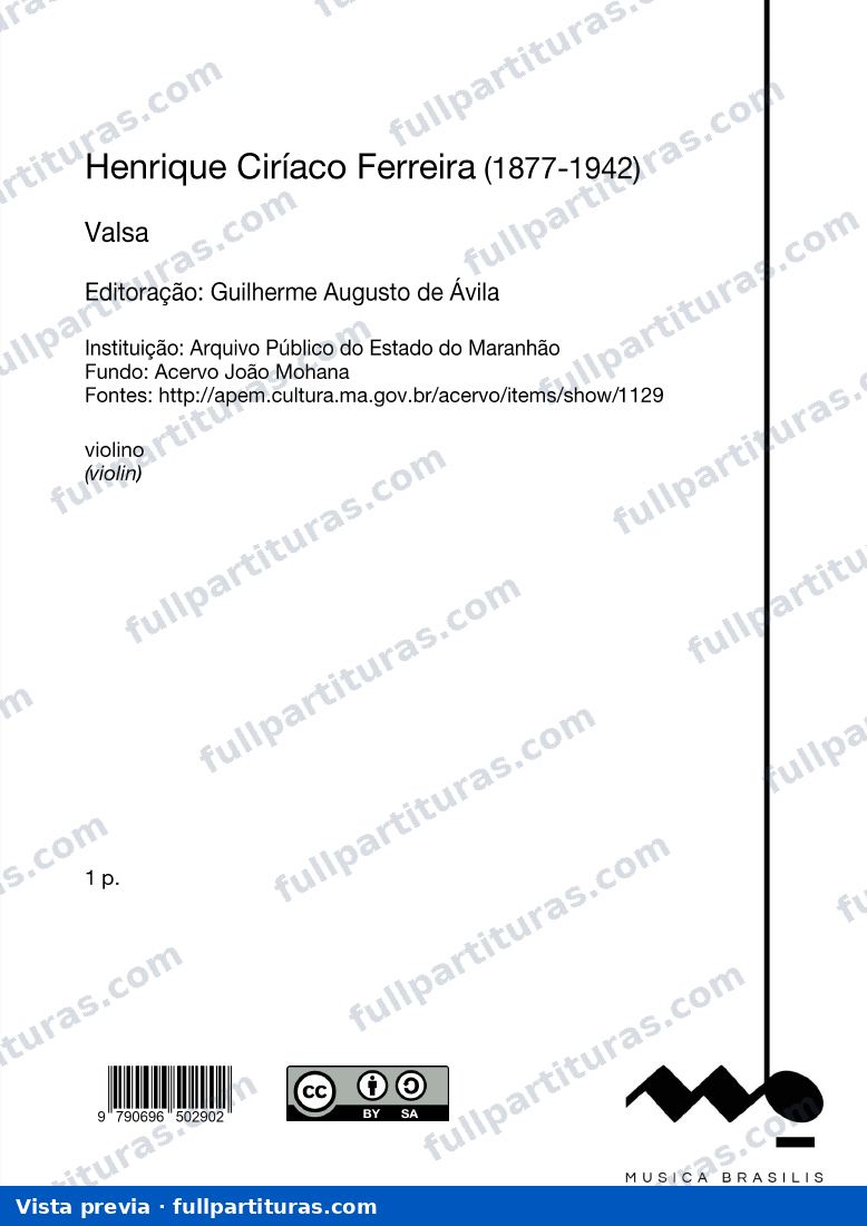 Valsa (Violino) — preview