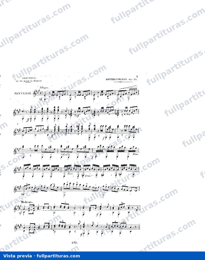 Fantaisie sur les motifs du 'Serment', Op.45 — preview