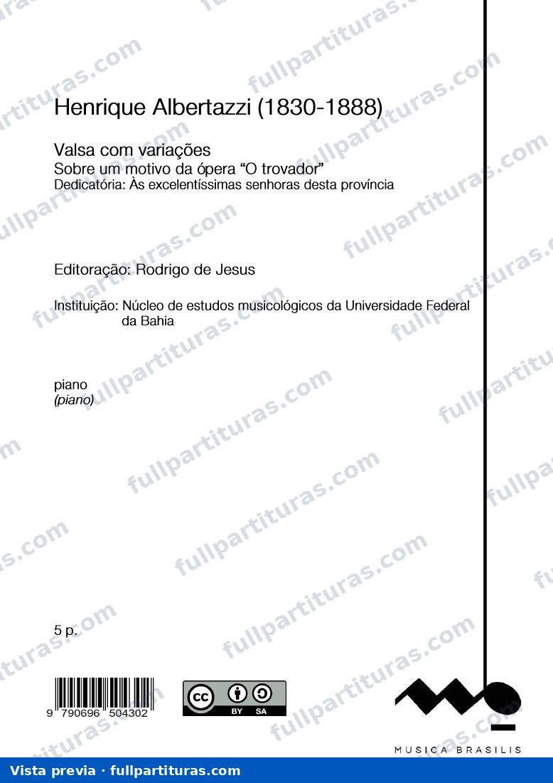 Valsa com variações — preview