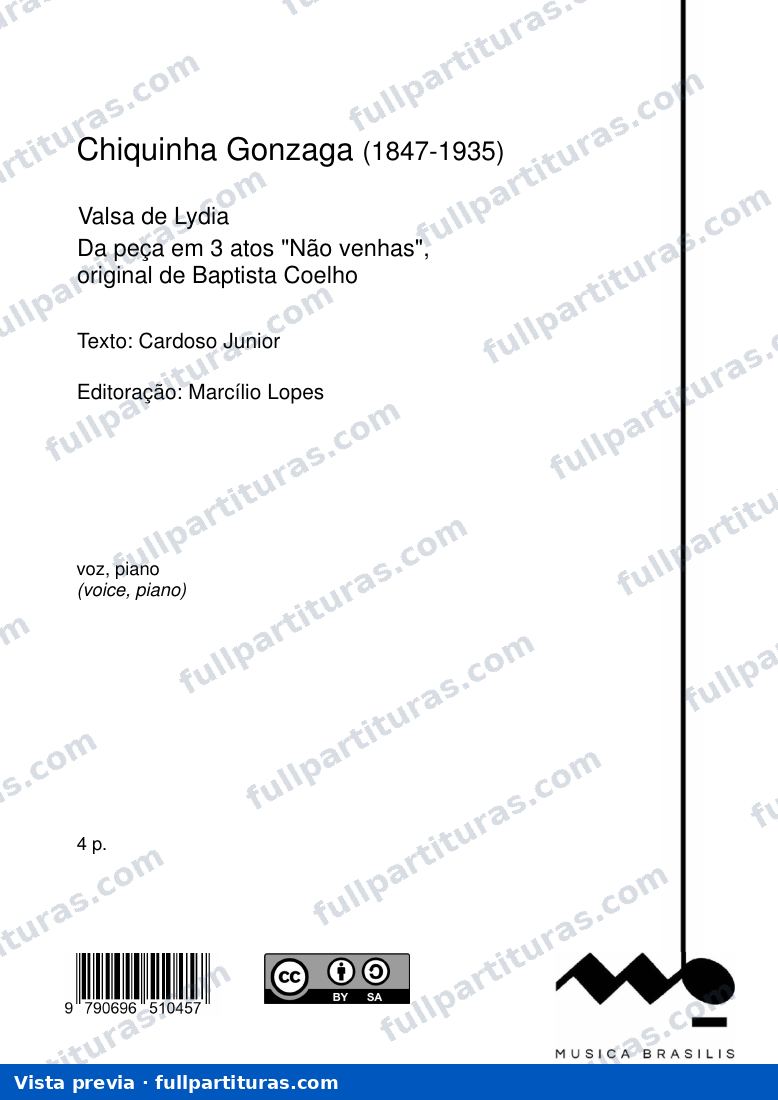 Valsa de Lydia — vista previa