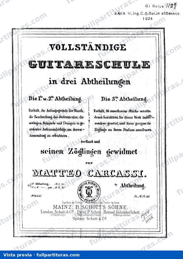 MÃ©thode complÃ¨te pour Guitare, Op.59 — preview